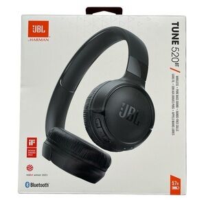 JBL Tune 520BT Black Wireless Headphones